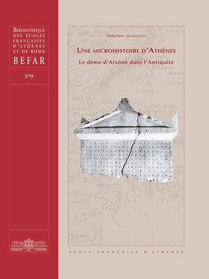cover image of Une microhistoire d'Athenes